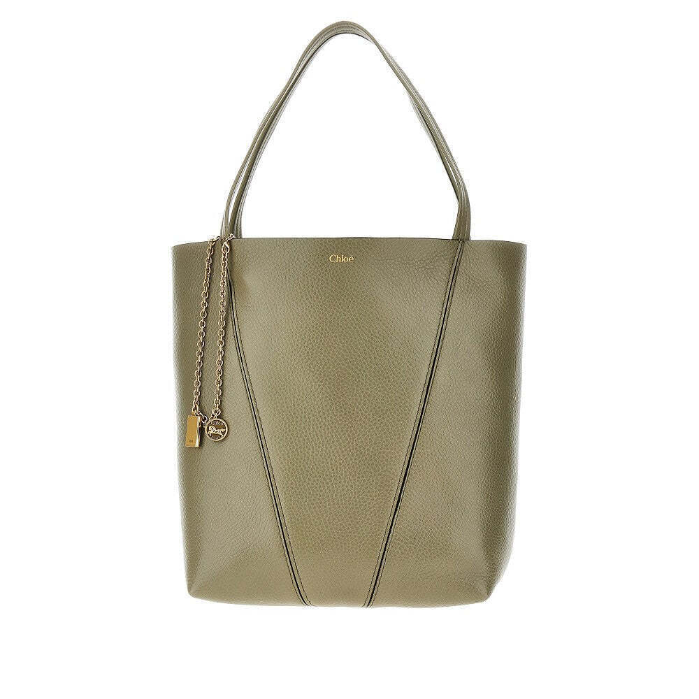Chloe' Medium Chloé Spin Leather Tote Bag